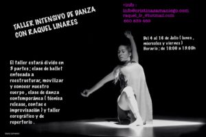 Talleres de danza. Verano 2016. Escuela Cristina Samaniego. 