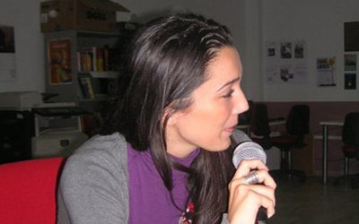 Charla en taller de radio con jóvenes marroquies.