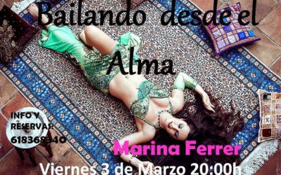 Taller de bailando desde alma con Marina Ferrer 3 de Marzo